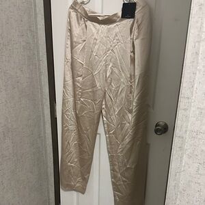 Velvet by Jenny graham sill pull on  champagne silk
Pant loose flowy nwt large